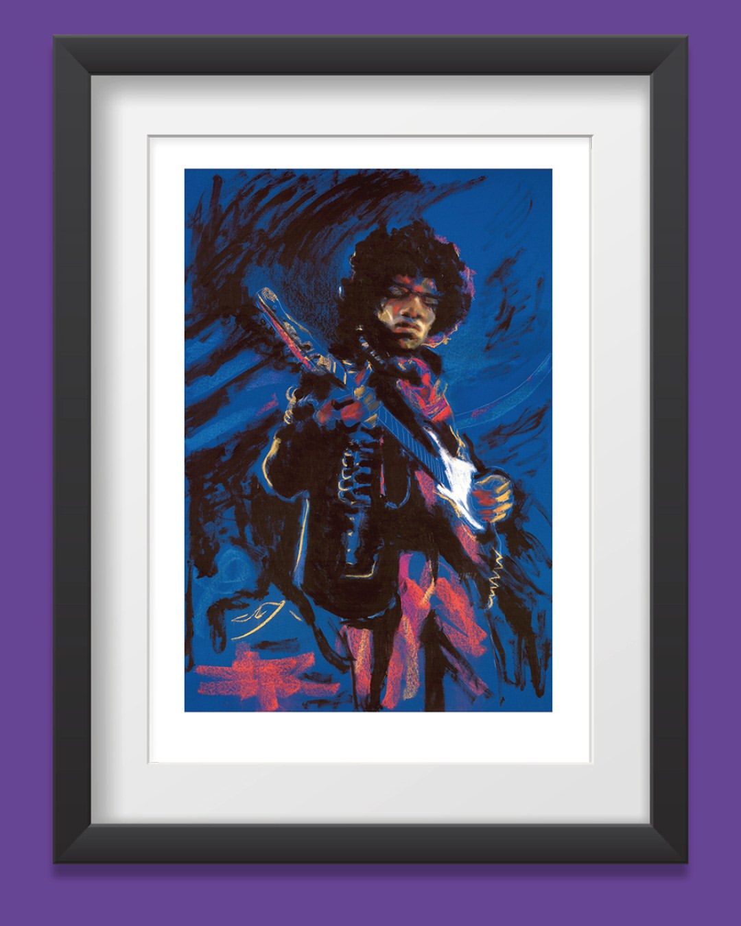 Ronnie Wood rinde homaneje a Hendrix desde la pintura